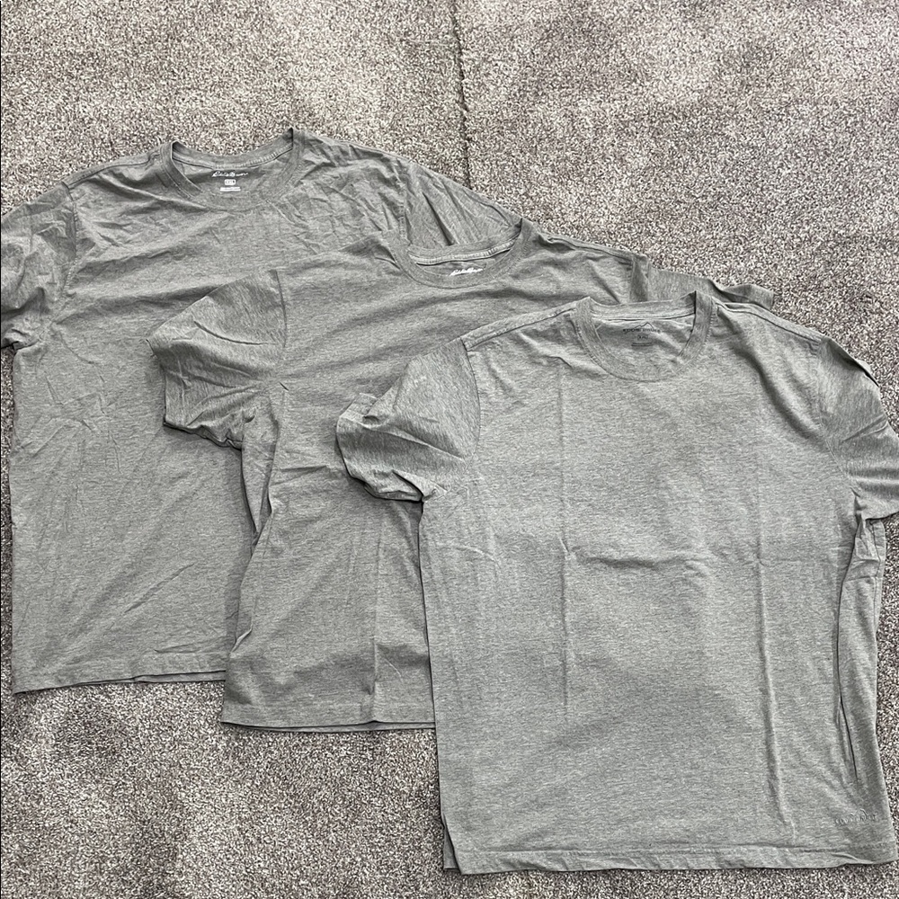 Eddie Bauer Classic Gray Short Sleeve Tee (3)